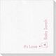Corner Text with Baby Bird Design Deville Napkins Image 1 of 2